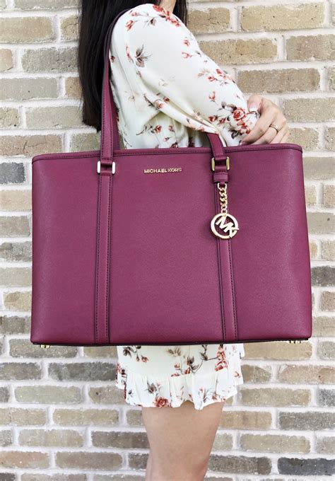 michael kors laptop tote sale|Michael Kors sady laptop bag.